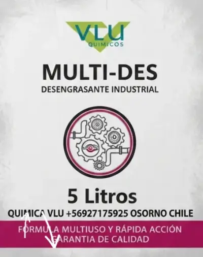 Desengrasante Industrial Multi-Des VLU 5 Litros - miniatura 1