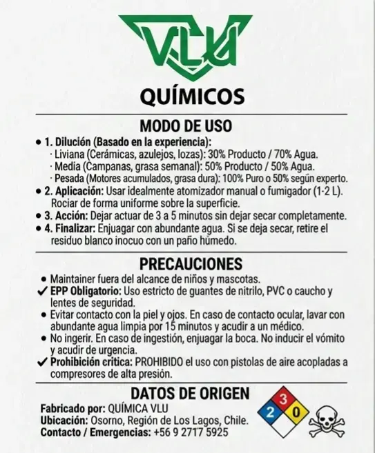 Desengrasante Industrial Multi-Des VLU 5 Litros - 2