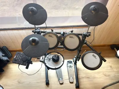 Batería Electrónica Pro Drums con Pedales - miniatura 1