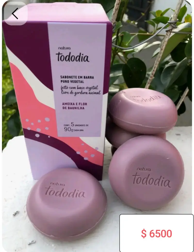 Set de Jabones Natura Tododia Ameixa y Flor de Baunilha - 1