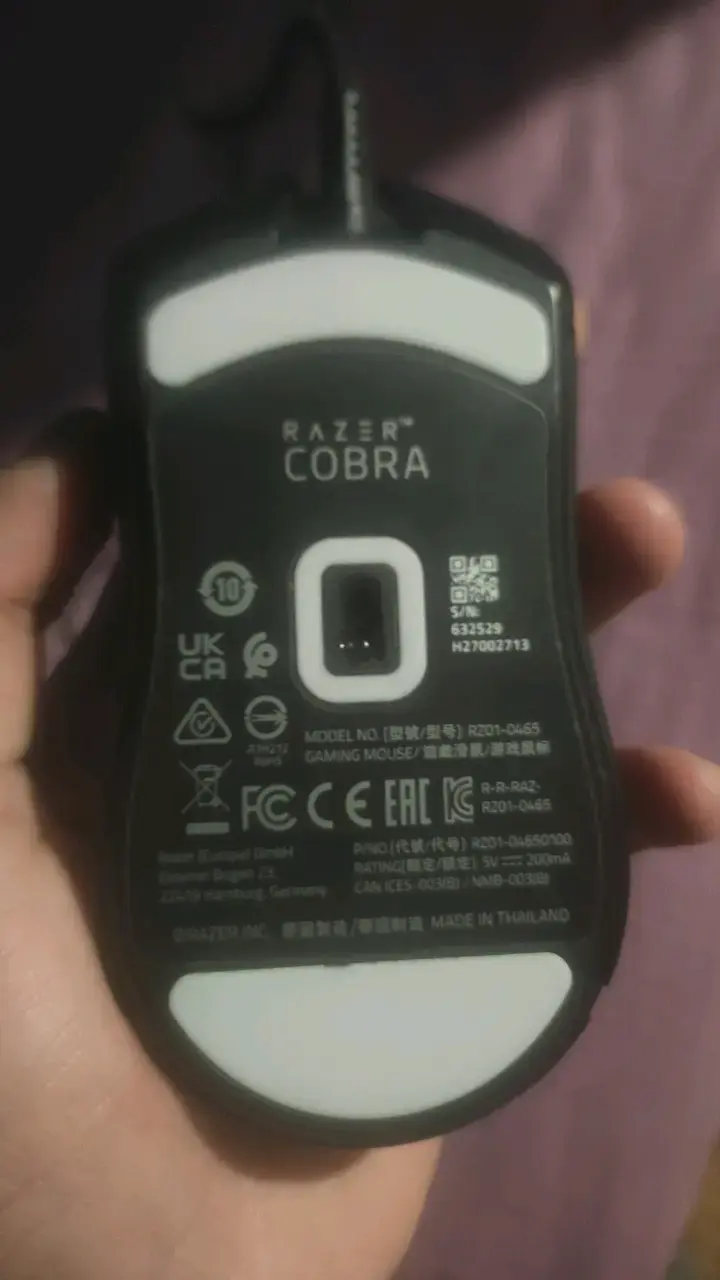 Mouse Razer Cobra Original Sin caja - 2