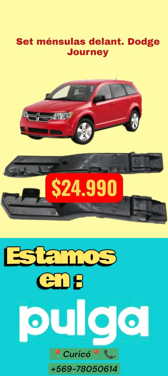 Set de ménsulas delanteras para Dodge Journey - 1