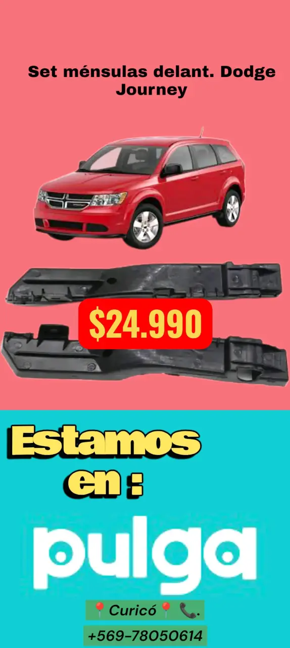 Set de ménsulas delanteras para Dodge Journey - 2
