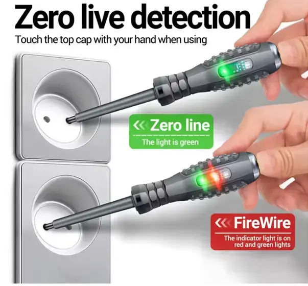 Detector de voltaje sin contacto con luz LED - 1