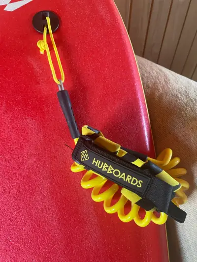 Tabla Erizos rojo con leash Hubboards - miniatura 1