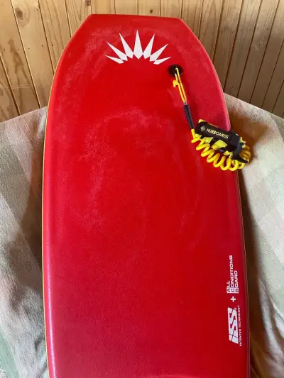 Tabla Erizos rojo con leash Hubboards - miniatura 3