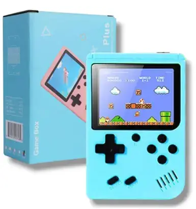 Consola portátil retro Game Box Plus azul - miniatura 1