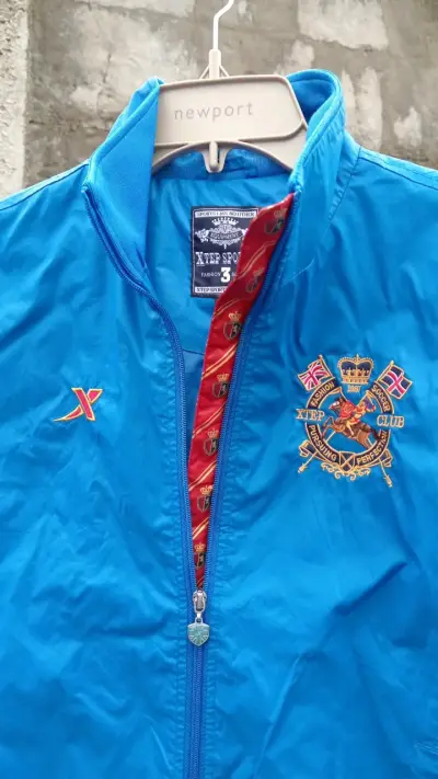 Chaqueta deportiva azul para hombre XTE Sports - miniatura 3