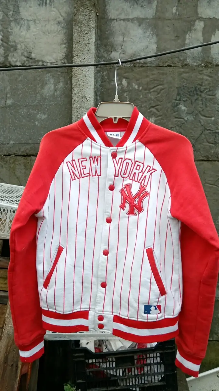 Chaqueta MLB New York Yankees roja y blanca - 1