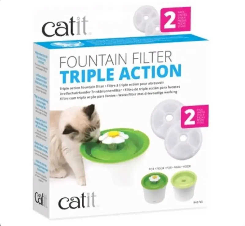 Fuente Catit Flower Fountain 3L + Filtro 2 un. - 5