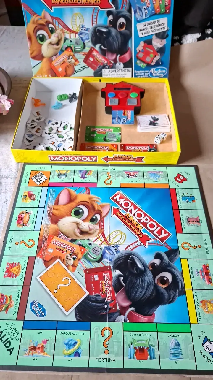 Juego de Mesa Monopoly Junior Banco Electrónico - 3