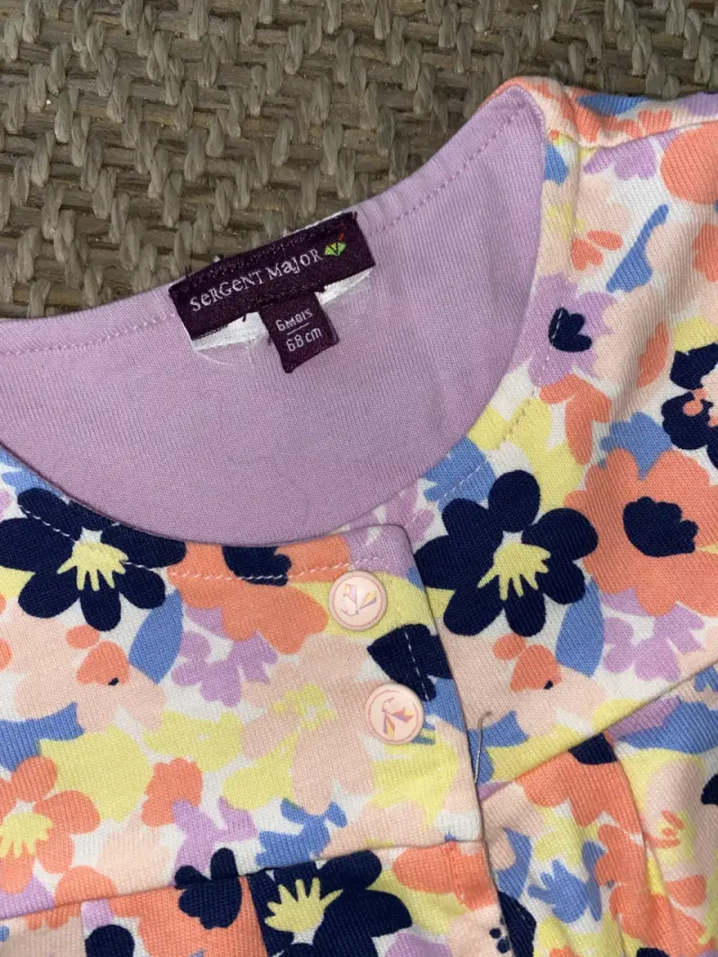 Chaqueta floral para niña con diseño colorido - 3