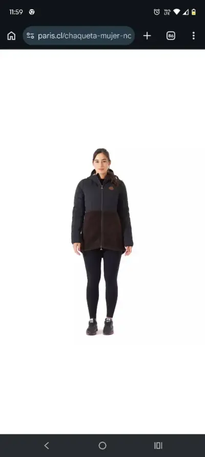Chaqueta Mujer Negra Haka Honu con Capucha - miniatura 2
