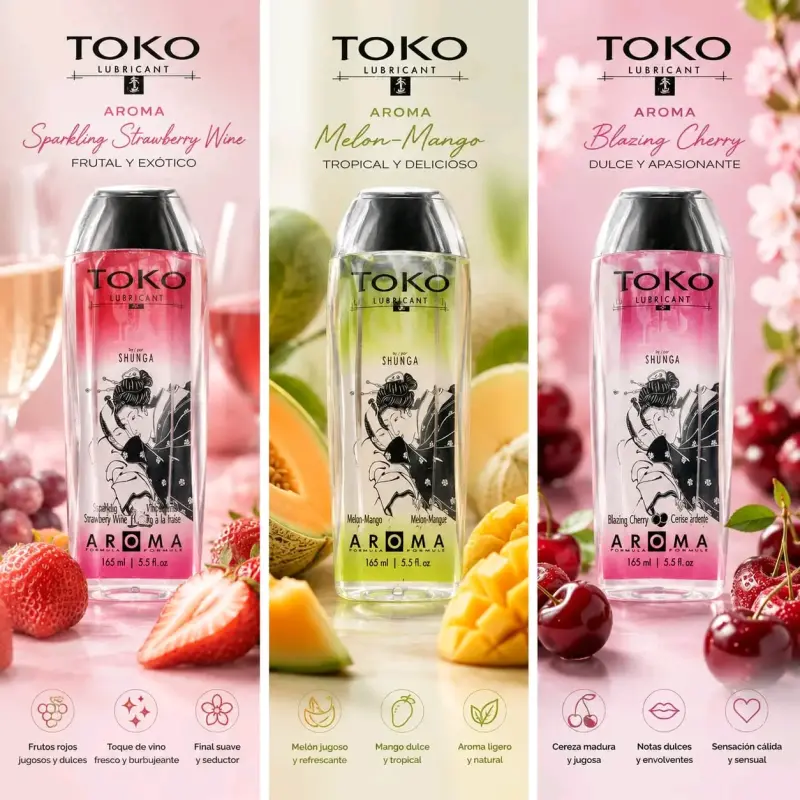 Lubricante Toko Shunga Aroma 165 ml - 2