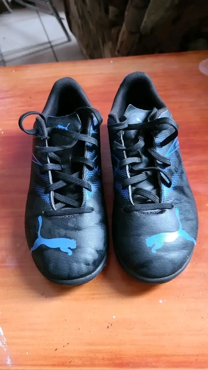 Zapatillas deportivas Puma negras y azules - 1