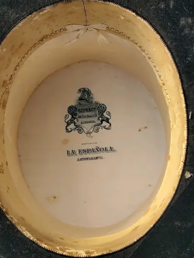 Sombrero de copa alta negro vintage - miniatura 3