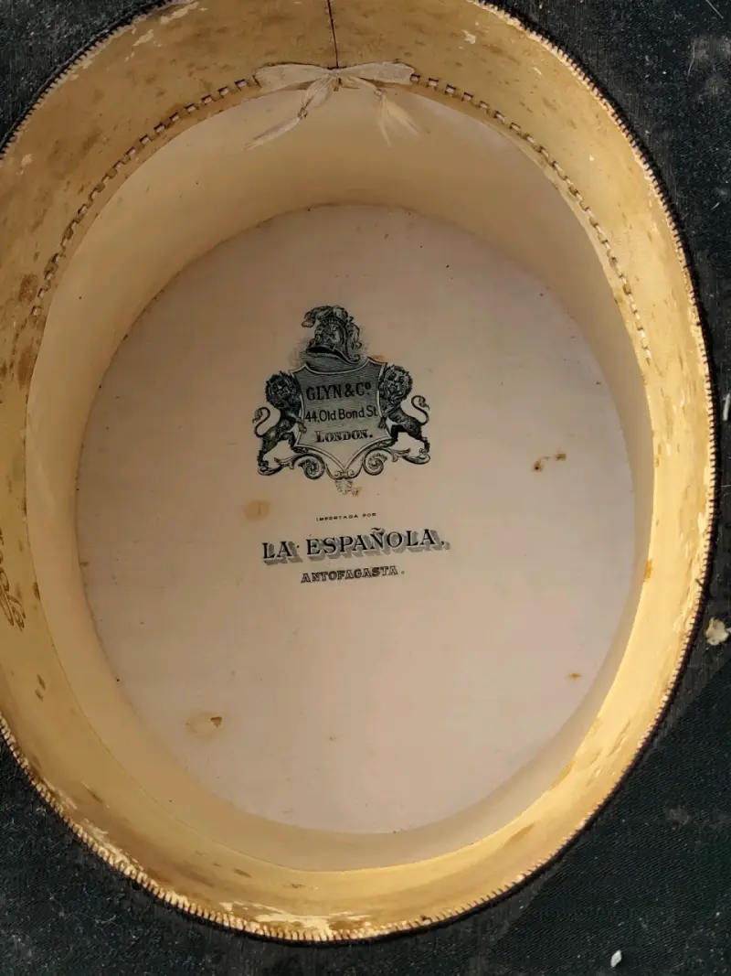 Sombrero de copa alta negro vintage - 4