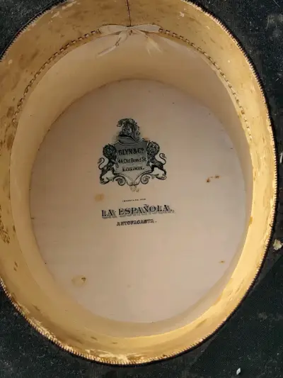 Sombrero de copa alta negro vintage - miniatura 4