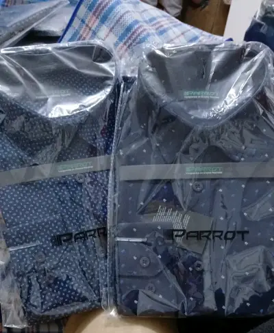 Camisas de vestir Parrot para hombre tallas M y L - miniatura 1
