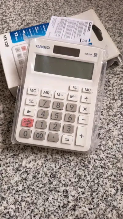 Calculadora Casio MX-12B de 12 dígitos Nueva - miniatura 1