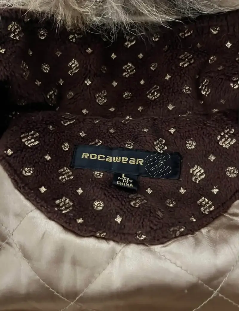 Chaqueta de invierno Rocawear con capucha de piel - 3