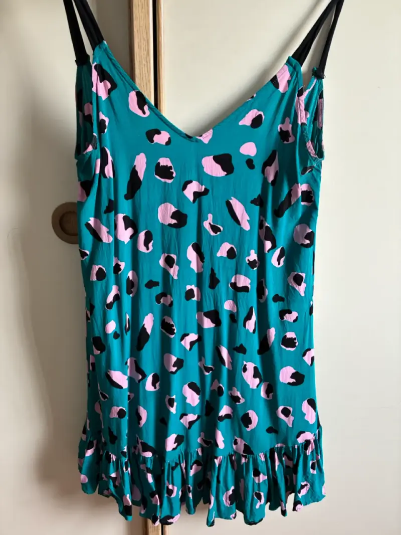 Vestido corto estampado animal print Foster - 1
