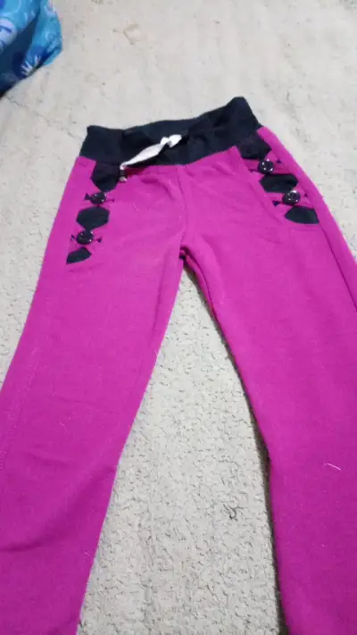 Pantalones de niño color turquesa con detalles - miniatura 4