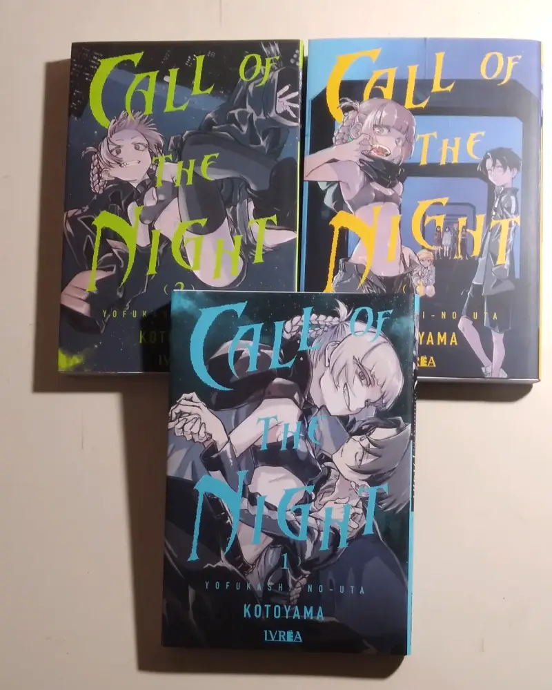 Manga "Call of the Night" Volúmenes 1-3