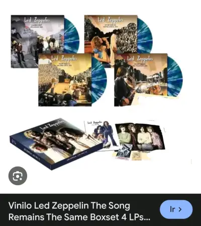 Boxset de vinilos Led Zeppelin The Song Remains The Same - miniatura 1