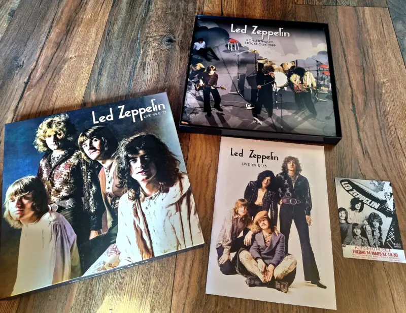 Boxset de vinilos Led Zeppelin The Song Remains The Same - 2