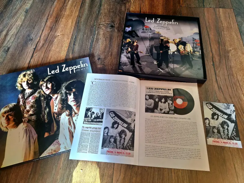 Boxset de vinilos Led Zeppelin The Song Remains The Same - 3