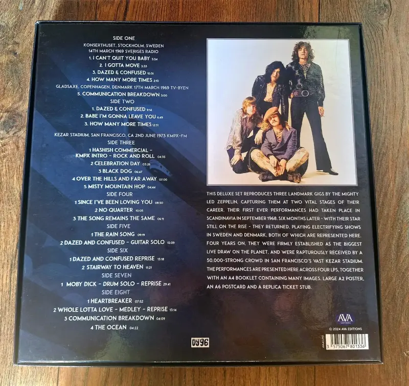 Boxset de vinilos Led Zeppelin The Song Remains The Same - 6