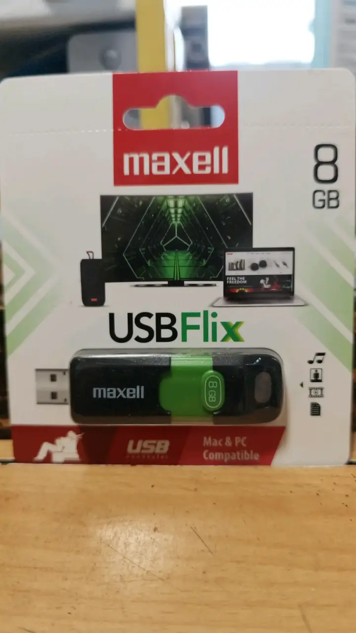 Pendrive Maxell USBFlix 8GB para Mac y PC