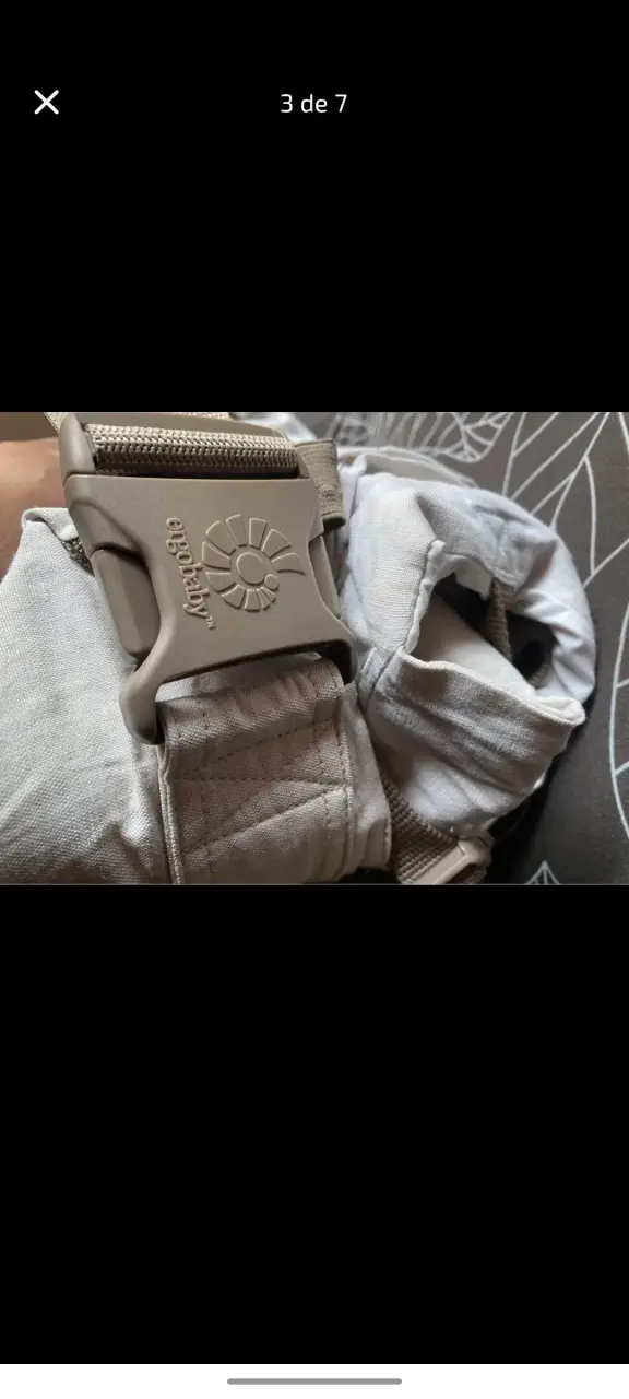 Mochila portabebé Ergobaby beige en buen estado - 3