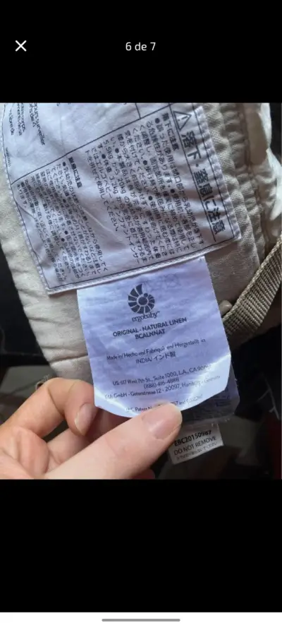 Mochila portabebé Ergobaby beige en buen estado - miniatura 6