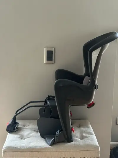 Silla de bicicleta para niño Polisport negra - miniatura 2