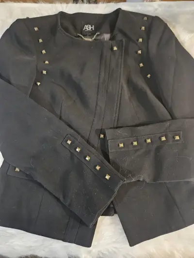 Chaqueta negra con tachas ASH - miniatura 3