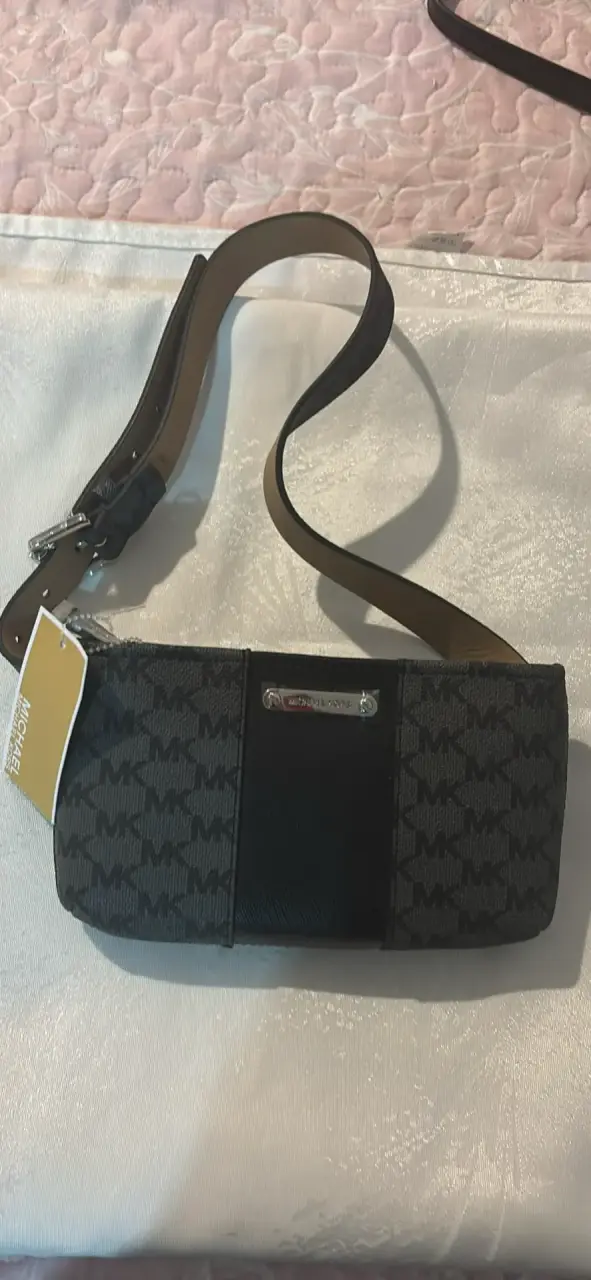 Cartera de cuero marrón con logo Guess - 2