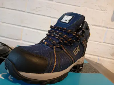 Botas de trabajo HW azul con refuerzo - miniatura 1