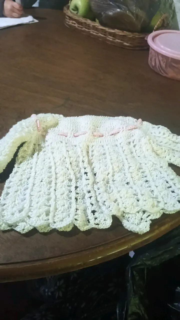 Chaleco tejido a crochet para bebé - 3