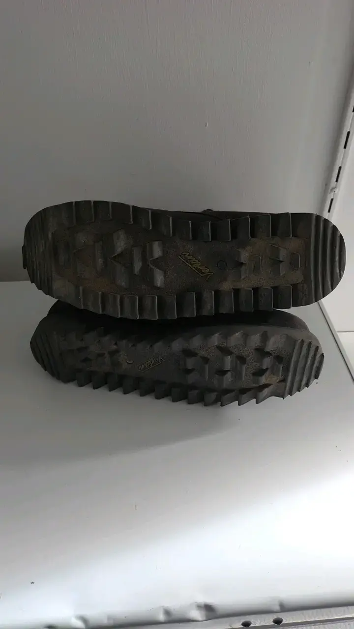 Botas de cuero marrón para hombre talla 45 - 3