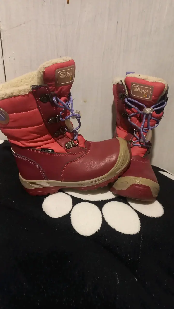 Botas de invierno para niños Uippi rojas - 1