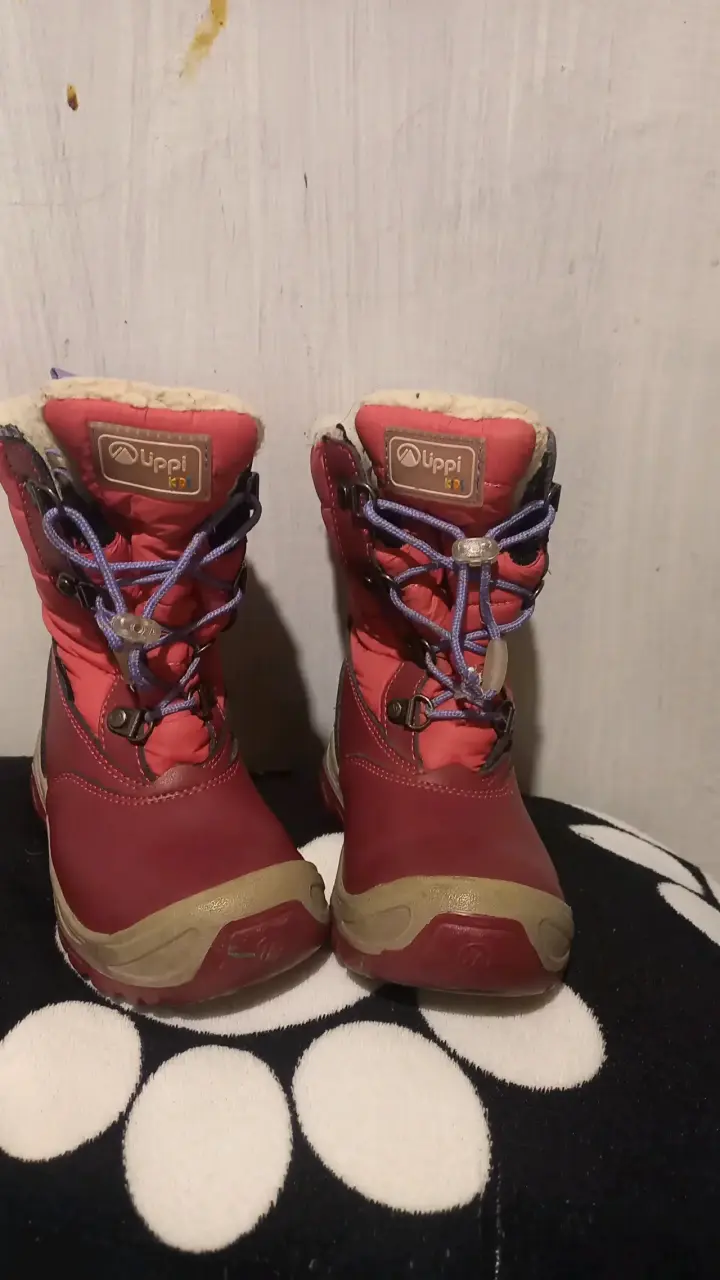 Botas de invierno para niños Uippi rojas - 2