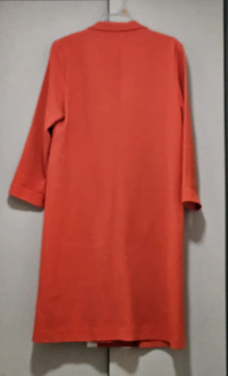Abrigo largo naranja Basement para mujer - 2