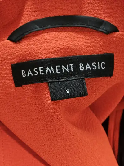 Abrigo largo naranja Basement para mujer - miniatura 4