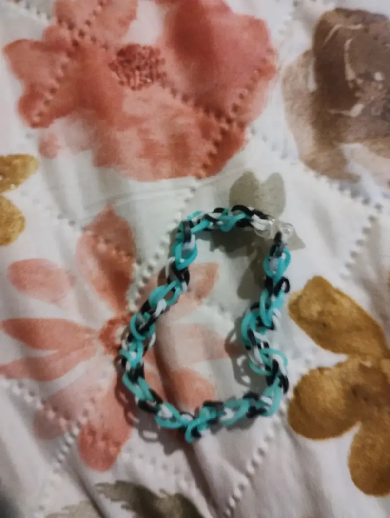 Set de Pulsera de goma elástica tricolor - 1