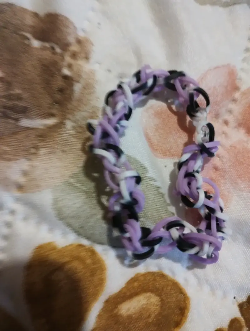 Set de Pulsera de goma elástica tricolor - 7