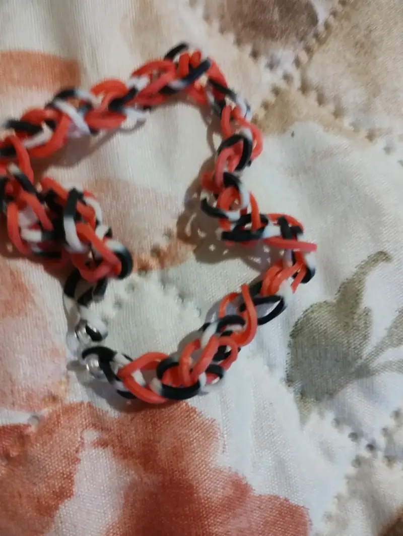 Set de Pulsera de goma elástica tricolor - 10