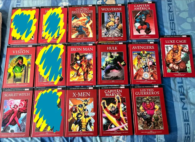 Colección de libros Marvel