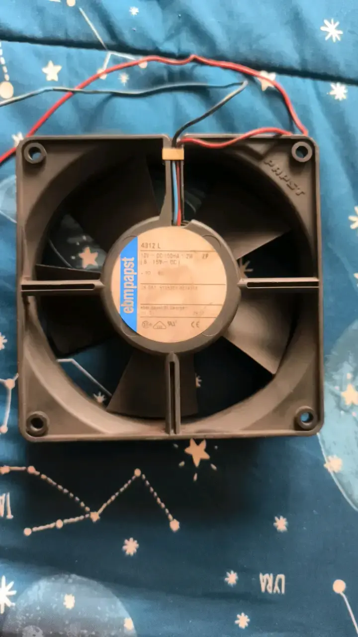 Ventilador de enfriamiento ebmpapst 4312 L 12V